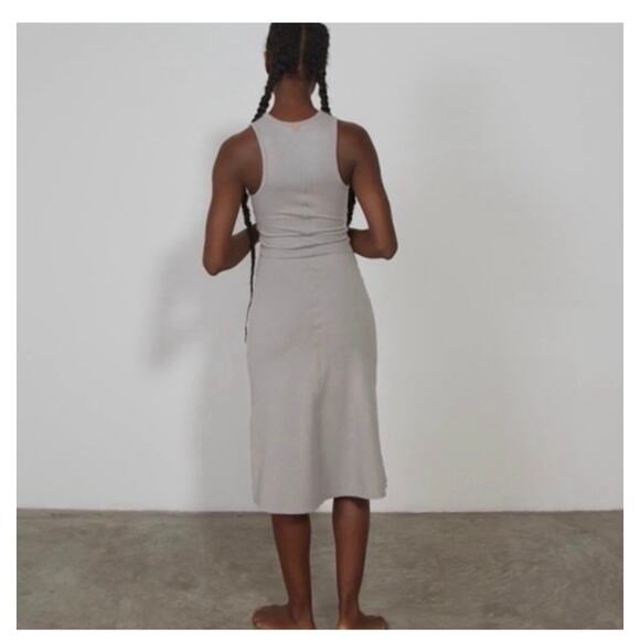 Lunya Ambient Gray Restore Fitted Dress Size M - Picture 2 of 7
